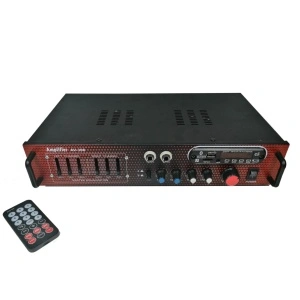 Amplificator digital tip statie AV-306, 2x50 W cu Bluetooth si telecomanda