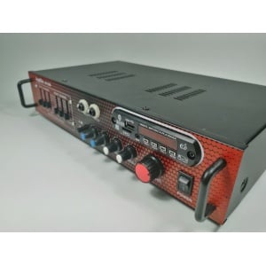 Amplificator digital tip statie AV-306, 2x50 W cu Bluetooth si telecomanda - Img 6
