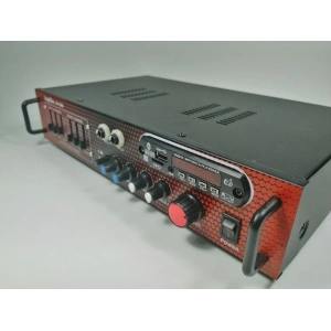 Amplificator digital tip statie AV-306, 2x50 W cu Bluetooth si telecomanda - Img 6