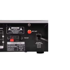 Amplificator profesional tip statie 2 x 60 W cu Bluetooth si Radio FM - Img 5