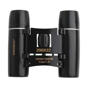 Binoclu performant de buzunar si compact SHENGZHU 200 x 22 - Img 2