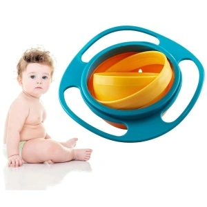 Bol rotativ 360° Gyro Bowl, cu protectie anti-varsare pentru copii si bebelusi - Img 3
