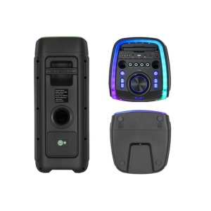 Boxa portabila prin Bluetooth D-2806 cu joc de lumini RGB,putere 40W - Img 4