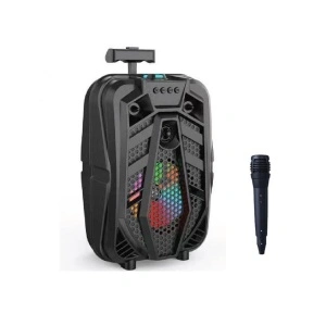 Boxa portabila tip troler ZQS8133 cu microfon pe fir si Bluetooth