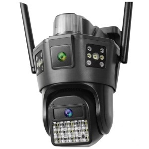 Camera de supraveghere dubla 5K cu cartela SIM 4G si senzor de miscare - Img 1