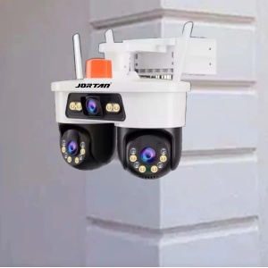 Camera de supraveghere tripla JORTAN 8 cu Wi-Fi si pe cablu retea RJ45 - Img 4