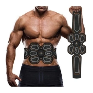 Centura electrostimulare Six Pack EMS GOLDTIN pentru abdomen si solduri