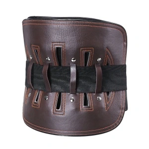 Centura tip brau lombar din piele ecologica,Lumbar Vertebra Fixing Belt - Img 5