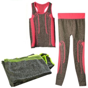 Costum pentru Fitness sau Yoga cu 2 piese, bustiera si pantaloni - Img 2