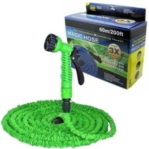 Furtun de gradina expandabil 60 metri cu pistol de stropit Magic Hose 60m/200ft - Img 2