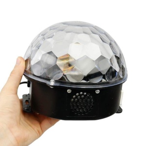 Glob disco LED cu proiectie de lumini, Bluetooth si telecomanda prin redare audio MP3 - Img 6