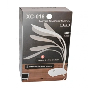 Lampa de birou pe leduri cu alimentare USB si 3 trepte lumina - Img 2