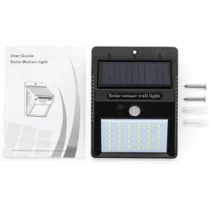Lampa solara de perete cu senzor miscare 30 LED-uri SMD - Img 3