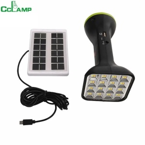 Lanterna cu LED-uri prin incarcare panou solar, CcLamp CL-051 - Img 3