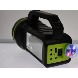 Lanterna dubla cu LED 10W reincarcabila CL-707, Boxa wireless, Bluetooth, Radio - Img 6