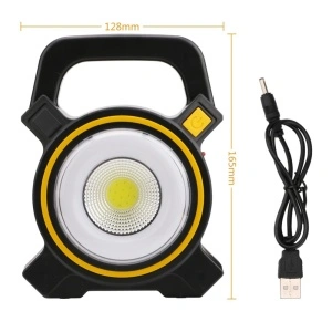 Lanterna reincarcabila cu incarcare solara si iesire USB incorporat LED 3W COB - Img 3