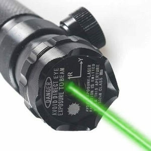 Laser pointer verde pentru Airsoft cu suport de fixare pe sina - Img 2