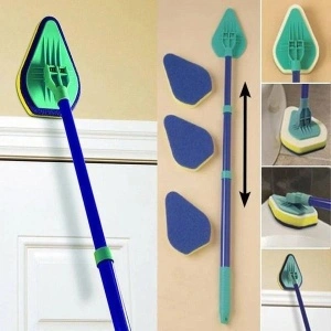 Mop Clean Reach cu forma triunghiulara maner telescopic si paduri abrazive - Img 3