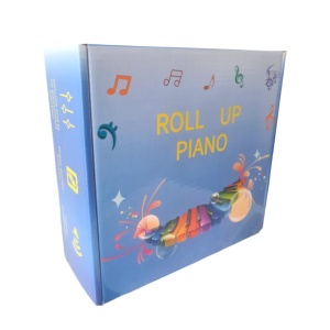 Pian flexibil cu 49 clape tip Roll-Up si claviatura pliabila din silicon - Img 5