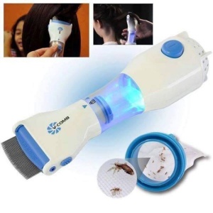Pieptene aspirator impotriva paduchilor si parazitilor Licetec V-Comb - Img 3