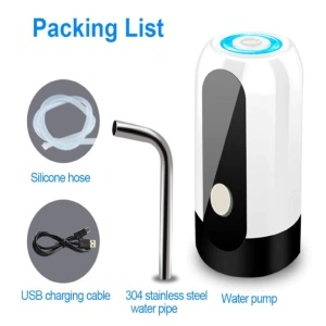 Pompa electrica cu incarcare USB pentru bidoane apa - Img 4