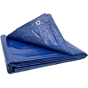 Prelata impermeabila de protectie 4/4 m cu inele de prindere - Img 1