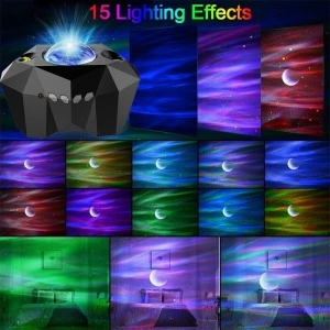 Proiector cu joc de lumini Aurora Boreala,lampa de veghe pentru copii - Img 4