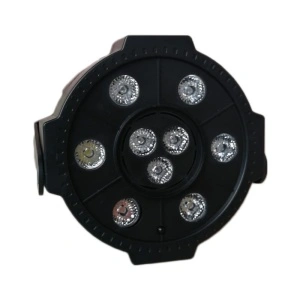 Proiector LED Par Light 9 x LED, cu Bluetooth, stick USB si telecomanda