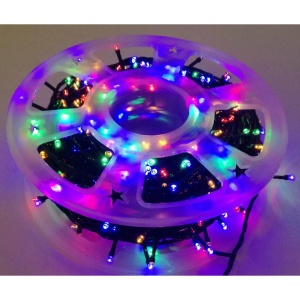 Rola instalatie de craciun cu 1000 led-uri multicolore,100 metri pentru exterior - Img 2