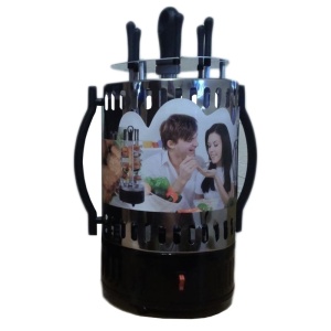 Rotisor vertical electric pentru 6 frigarui cu putere 1350 W - Img 2