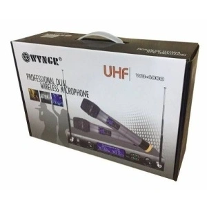 Set de microfoane profesionale wireless si receiver UHF,WVNGR WG-4000 - Img 3