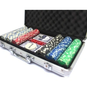 Set pentru Poker cu 300 jetoane si geanta tip diplomat inclusa - Img 2