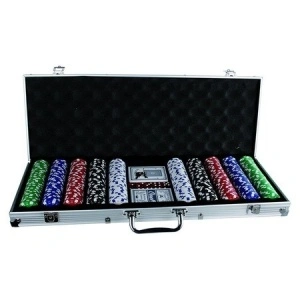 Set Poker cu 500 jetoane si geanta tip diplomat inclusa - Img 2