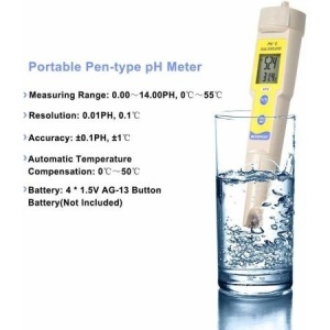 Tester profesional pentru lichide PH tip stilou cu indicator temperatura OWAY OW-035 - Img 2