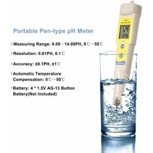 Tester profesional pentru lichide PH tip stilou cu indicator temperatura OWAY OW-035 - Img 2