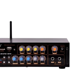 Amplificator profesional tip statie 2 x 60 W cu Bluetooth si Radio FM - Img 6