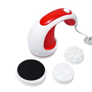 Aparat pentru masaj Relax Tone Red Power cu 2 capete interschimbabile - Img 1