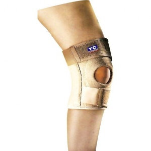 Banda genunchiera pentru rotula cu 2 atele flexibile YC-6056 - Img 1
