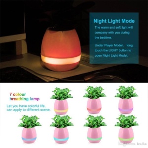 Boxa bluetooth tip ghiveci cu note muzicale, Smart Flowerpot - Img 7