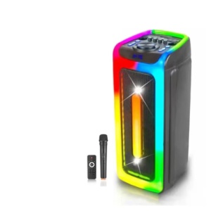 Boxa portabila prin Bluetooth D-2806 cu joc de lumini RGB,putere 40W - Img 5