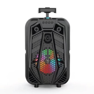 Boxa portabila tip troler ZQS8133 cu microfon pe fir si Bluetooth - Img 2