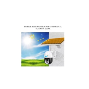 Camera de supraveghere PTZ inteligenta cu panou solar si conexiune 4G SIM - Img 5