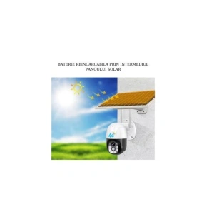 Camera de supraveghere PTZ inteligenta cu panou solar si conexiune 4G SIM - Img 5
