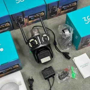 Camera de supraveghere Tripla 15MP 8K prin WiFi cu Audio si Alarma - Img 4
