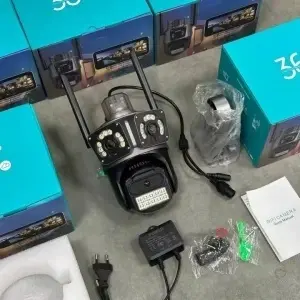 Camera de supraveghere Tripla 15MP 8K prin WiFi cu Audio si Alarma - Img 4