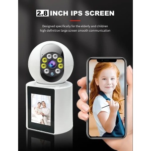 Camera monitor supraveghere video si audio prin Wi-fi cu apel video - Img 2
