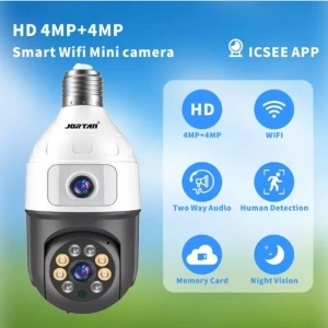 Camera supraveghere IP Wi-Fi Jortan JTZ-9696 cu lentila duala Night - Img 2