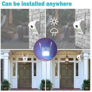 Camera video de supraveghere IP Wireless,cu lampa 32 LED JORTAN WiFi - Img 4