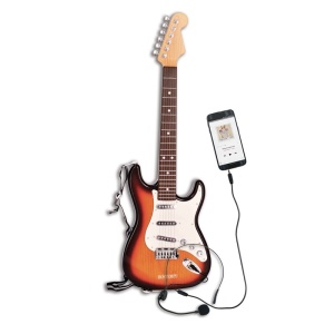 Chitara electrica Bontempi cu microfon tip casca pe fir si conectare Smartphone - Img 1