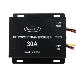 Convertor auto tensiune de la 24V la 12V, putere 30A - Img 1